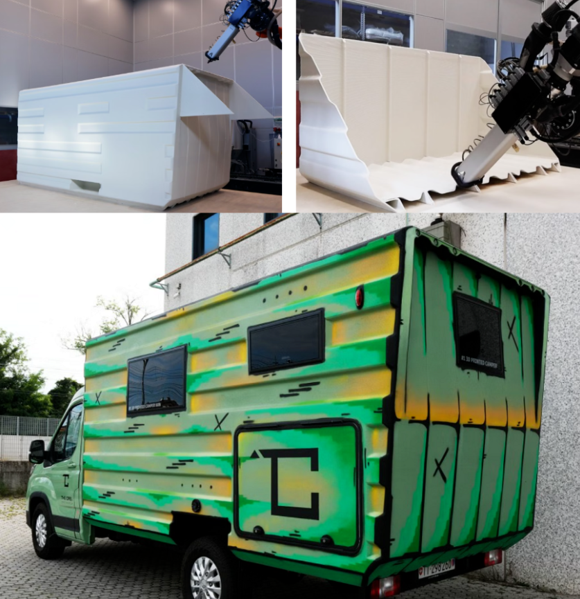 Caracol AM公司发布了THE CAB：一款采用回收聚合物制成的3D打印房车 image