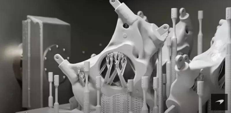 3D打印进入超跑结构核心，迈凯伦W1引入金属3D打印悬挂部件